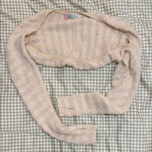 FP Beach Cream Knit Bolero